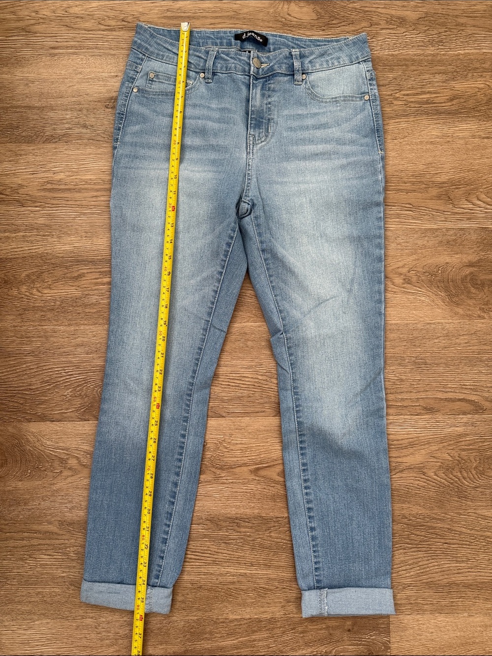 d. jeans Light Blue Boyfriend Skinny Jeans